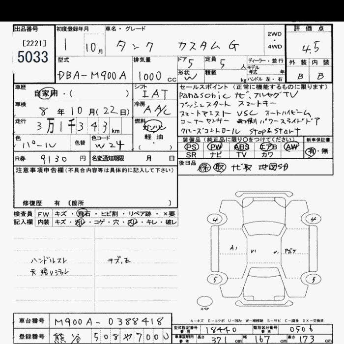 TOYOTA TANK