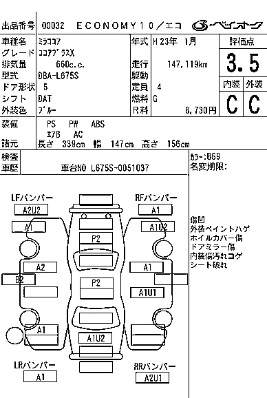 DAIHATSU MIRA COCOA