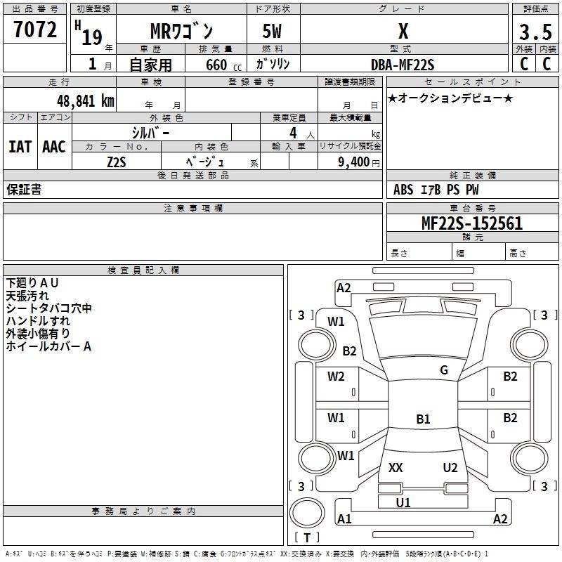 SUZUKI MR WAGON