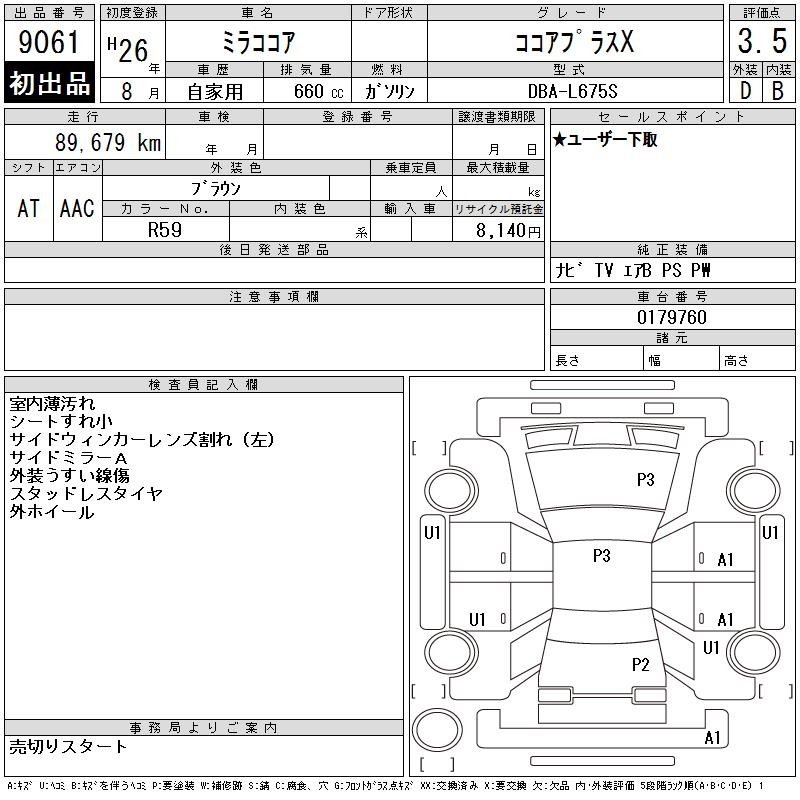 DAIHATSU MIRA COCOA