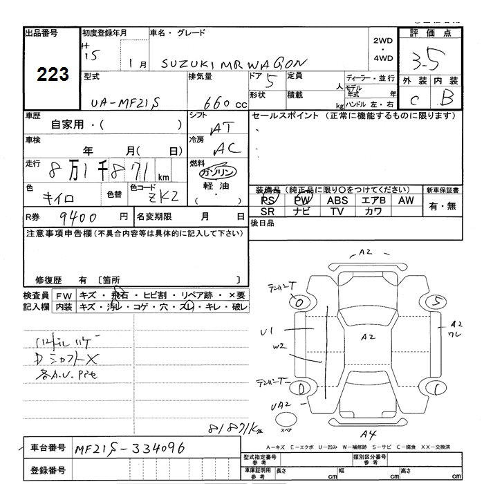 SUZUKI MR WAGON
