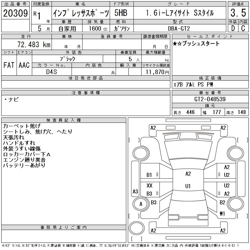 SUBARU IMPREZA