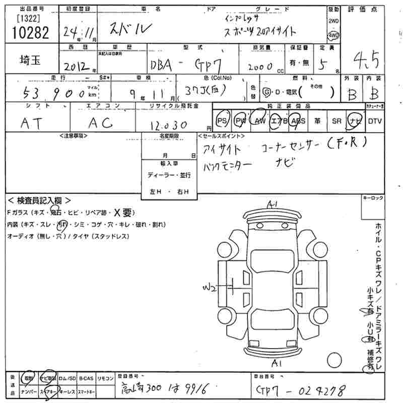 SUBARU XV