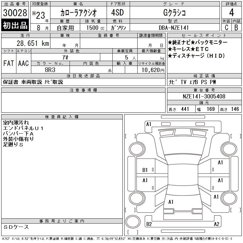 TOYOTA COROLLA AXIO