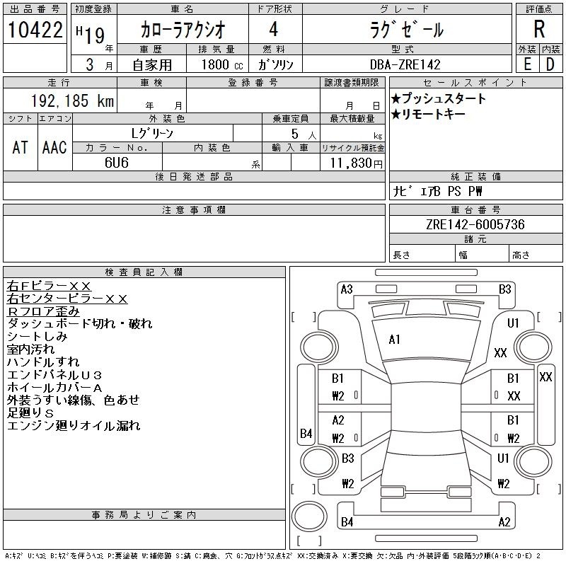 TOYOTA COROLLA AXIO
