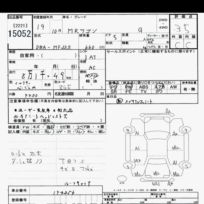 SUZUKI MR WAGON