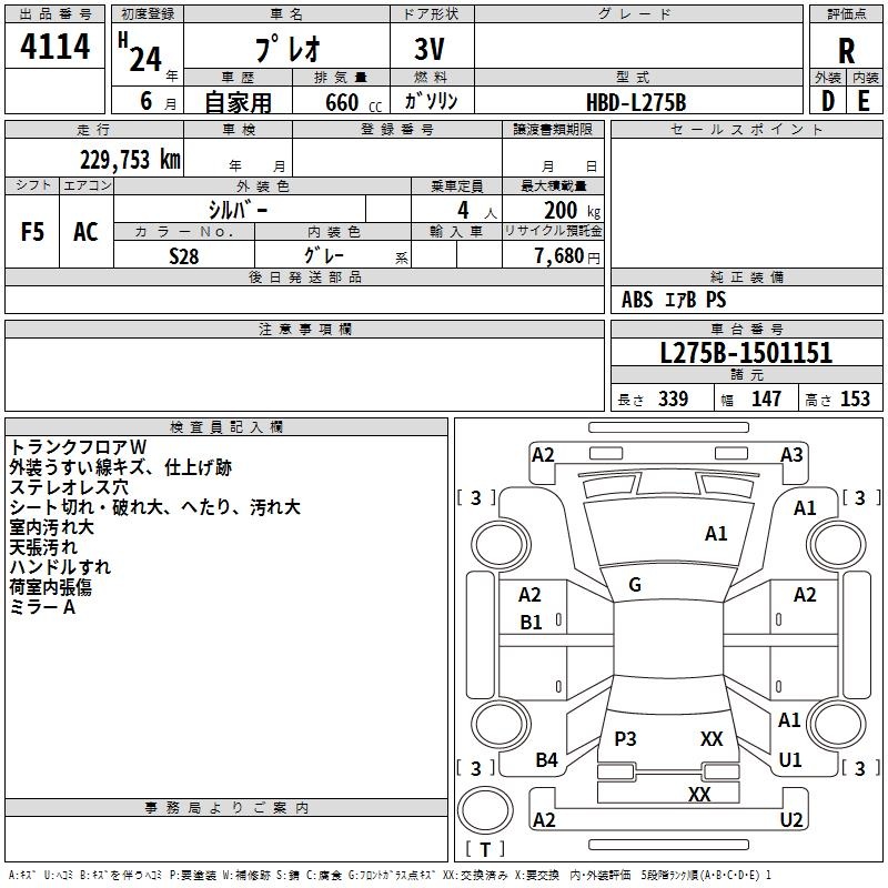 SUBARU PLEO
