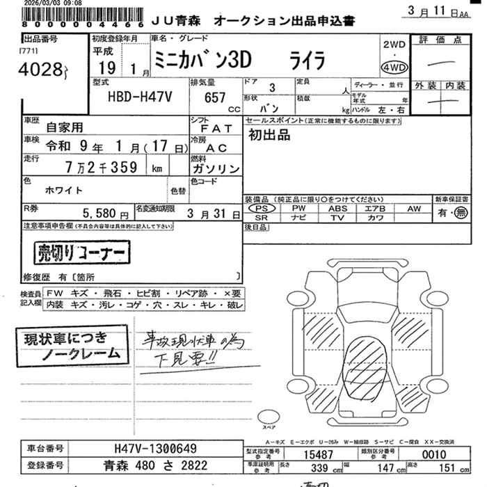 MITSUBISHI MINICA