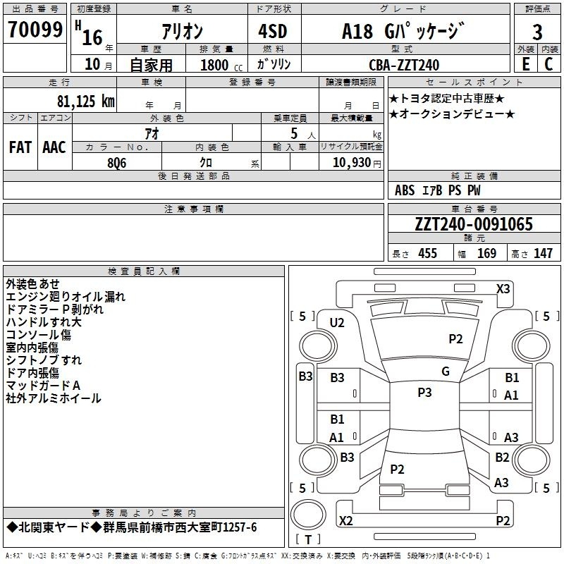TOYOTA ALLION