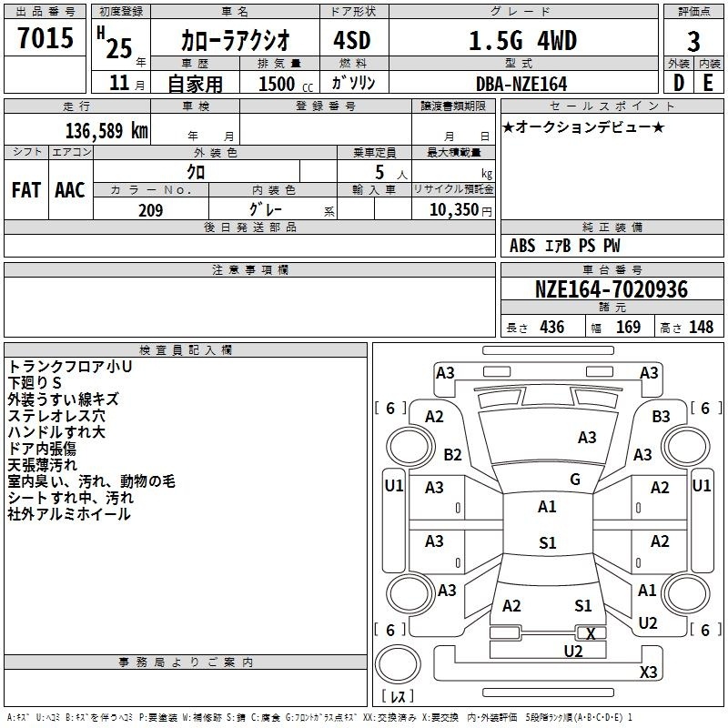 TOYOTA COROLLA AXIO