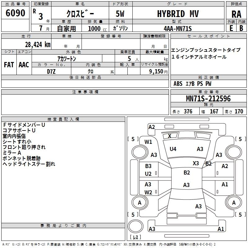SUZUKI XBEE