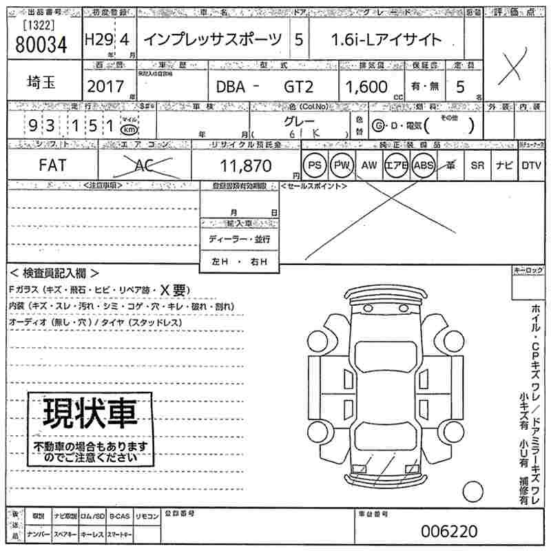 SUBARU IMPREZA