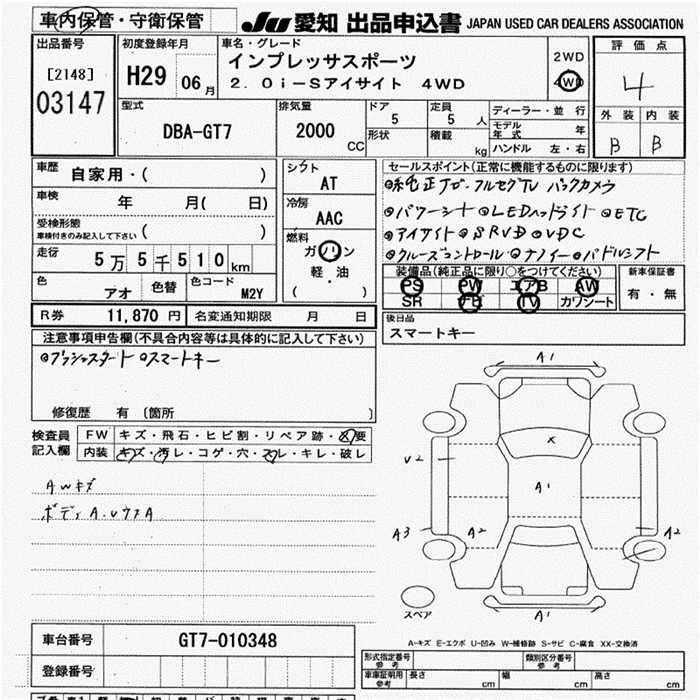 SUBARU XV