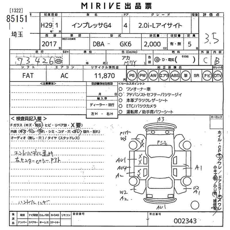 SUBARU IMPREZA