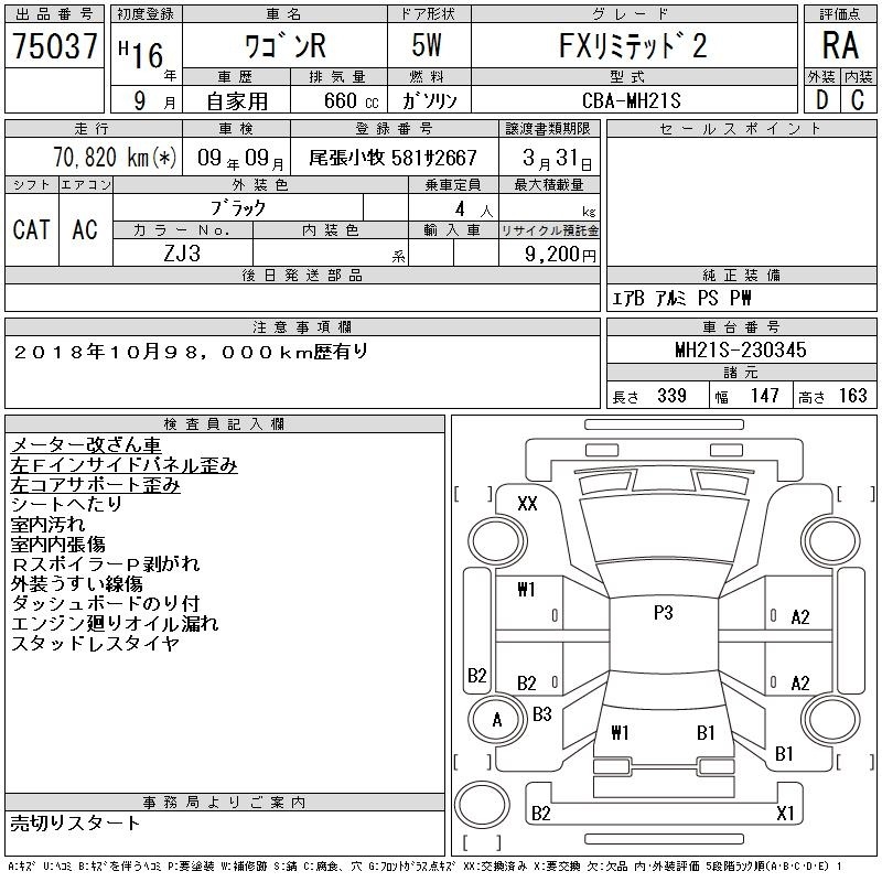 SUZUKI WAGON R