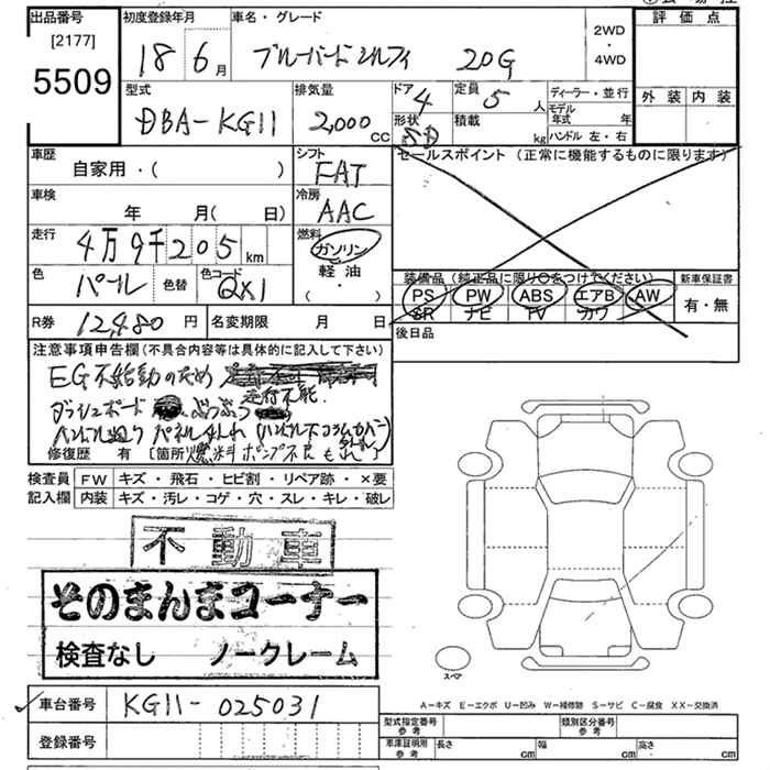 NISSAN BLUEBIRD SYLPHY