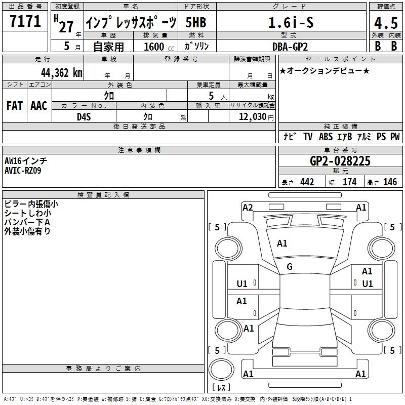 SUBARU IMPREZA
