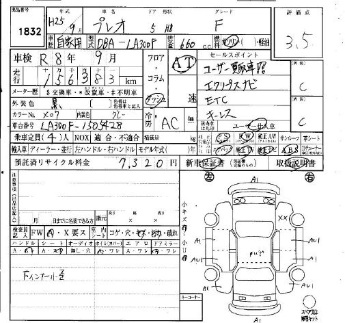 SUBARU PLEO PLUS