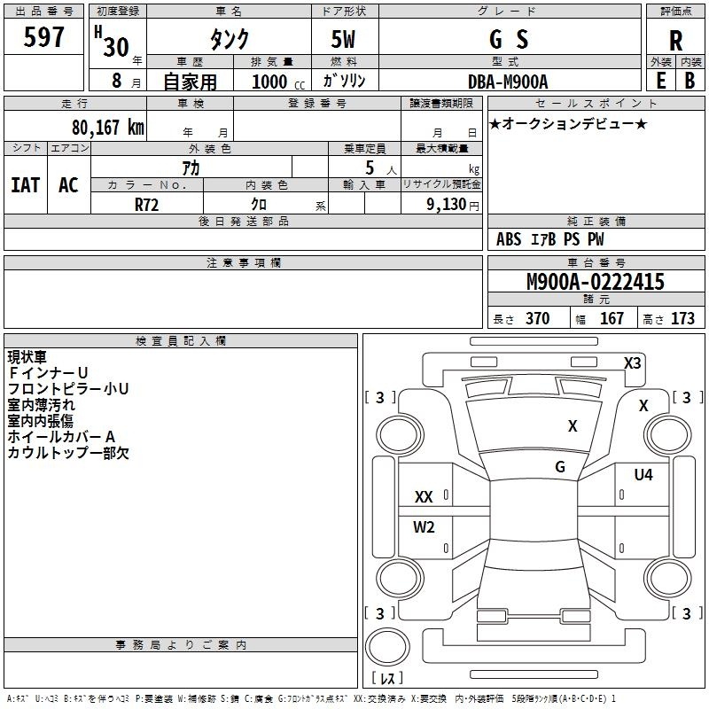 TOYOTA TANK