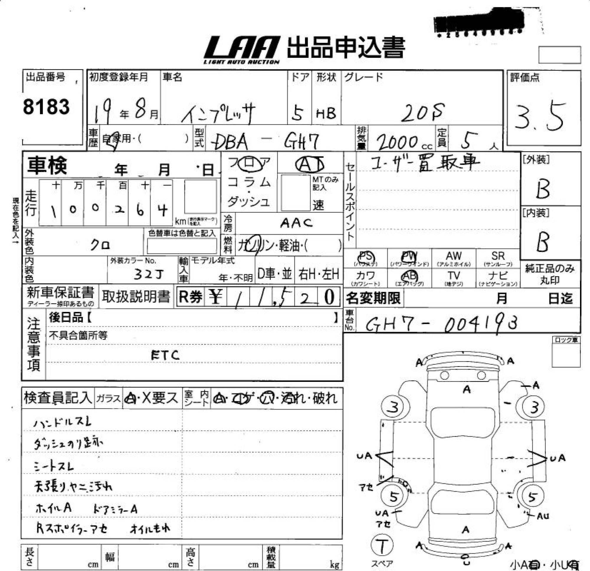 SUBARU IMPREZA