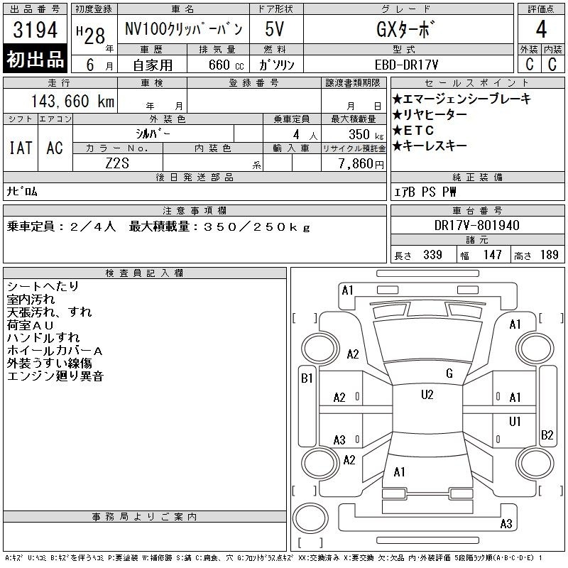 NISSAN NV100 CLIPPER