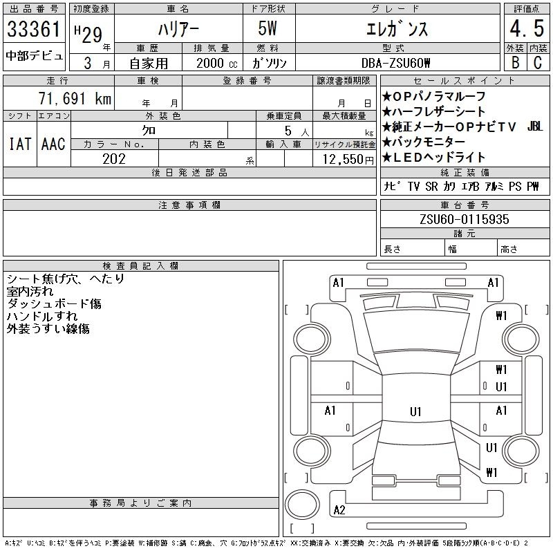 TOYOTA HARRIER