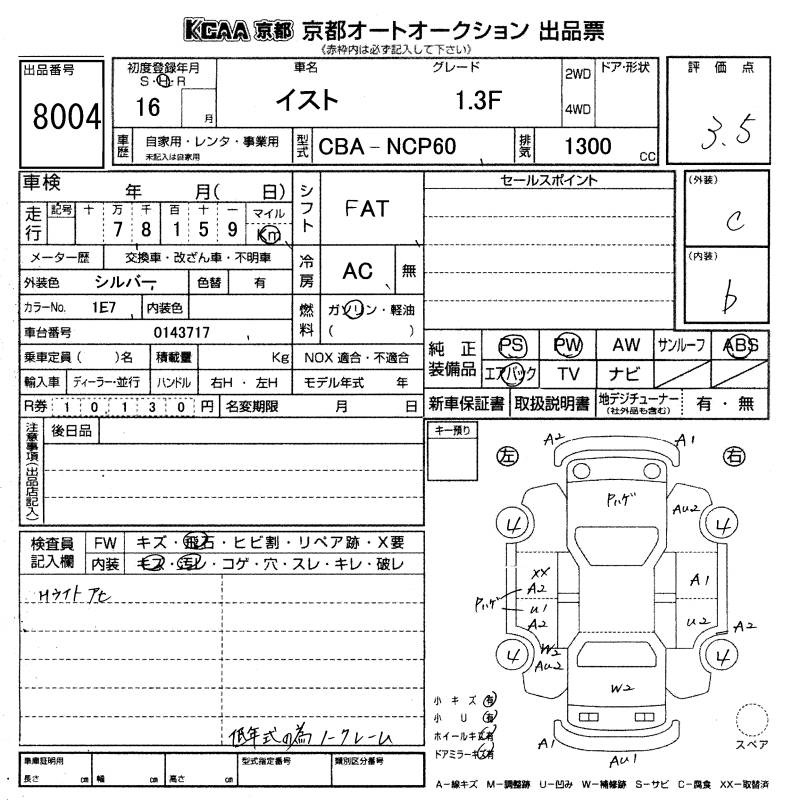 TOYOTA IST