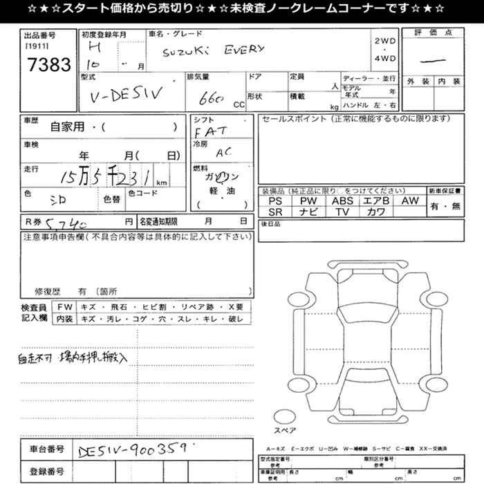 SUZUKI EVERY