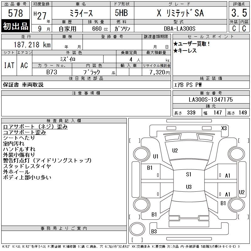 DAIHATSU MIRA E:S