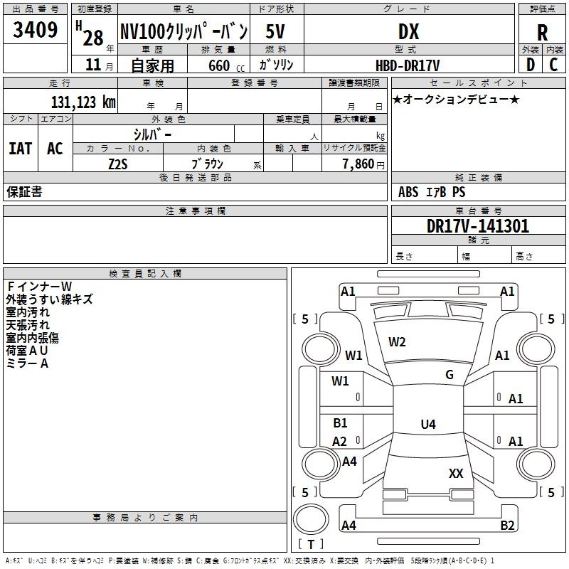NISSAN NV100 CLIPPER