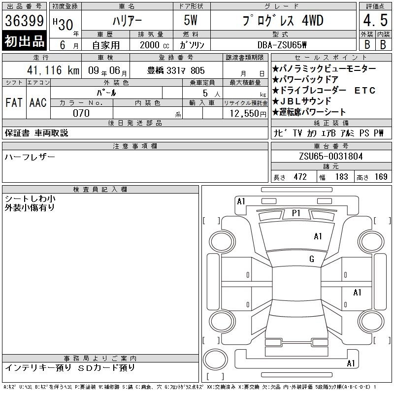 TOYOTA HARRIER