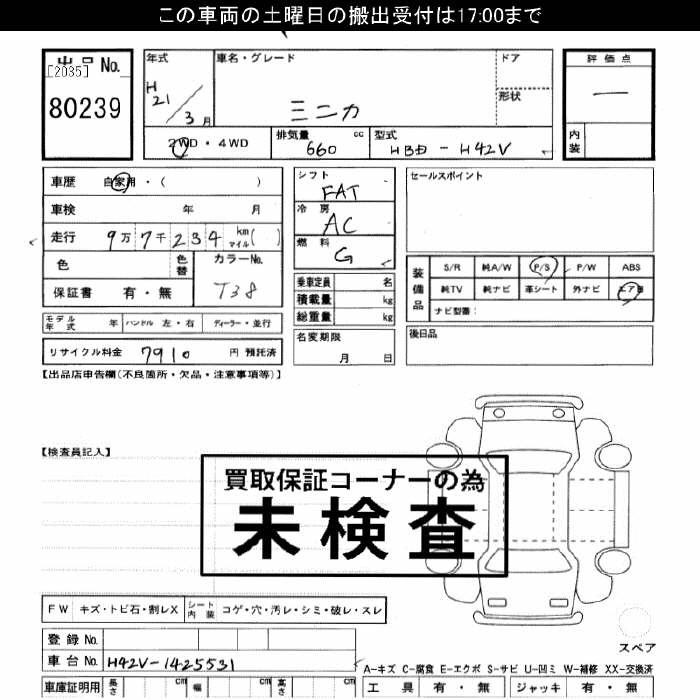 MITSUBISHI MINICA