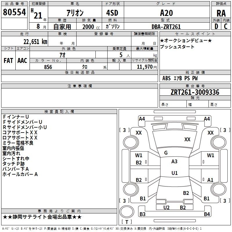TOYOTA ALLION