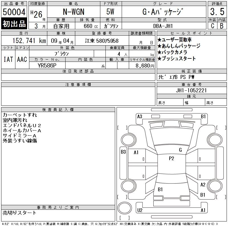 HONDA N-WGN