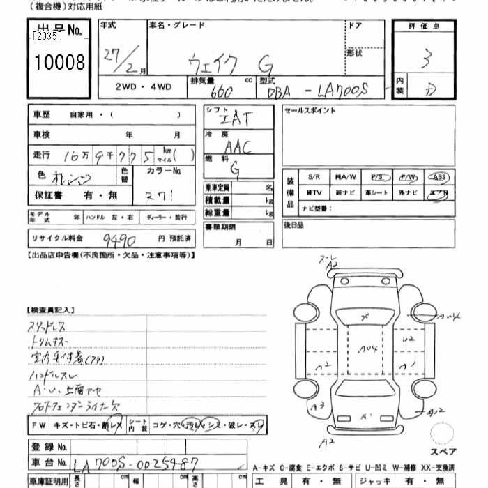 DAIHATSU WAKE