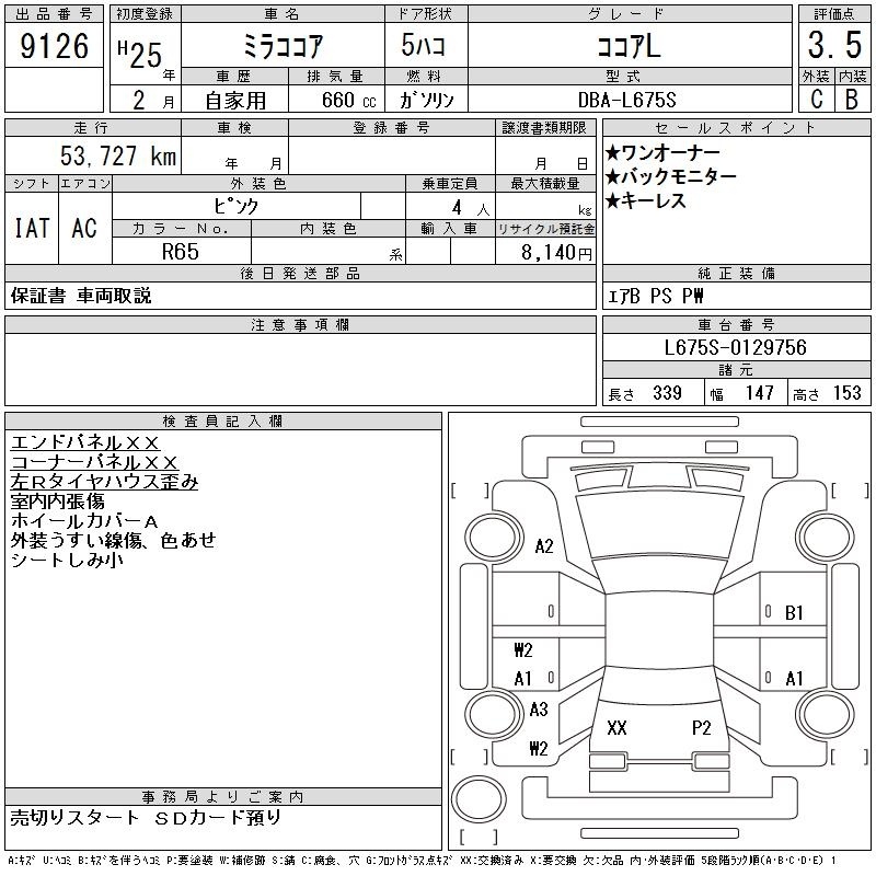 DAIHATSU MIRA COCOA
