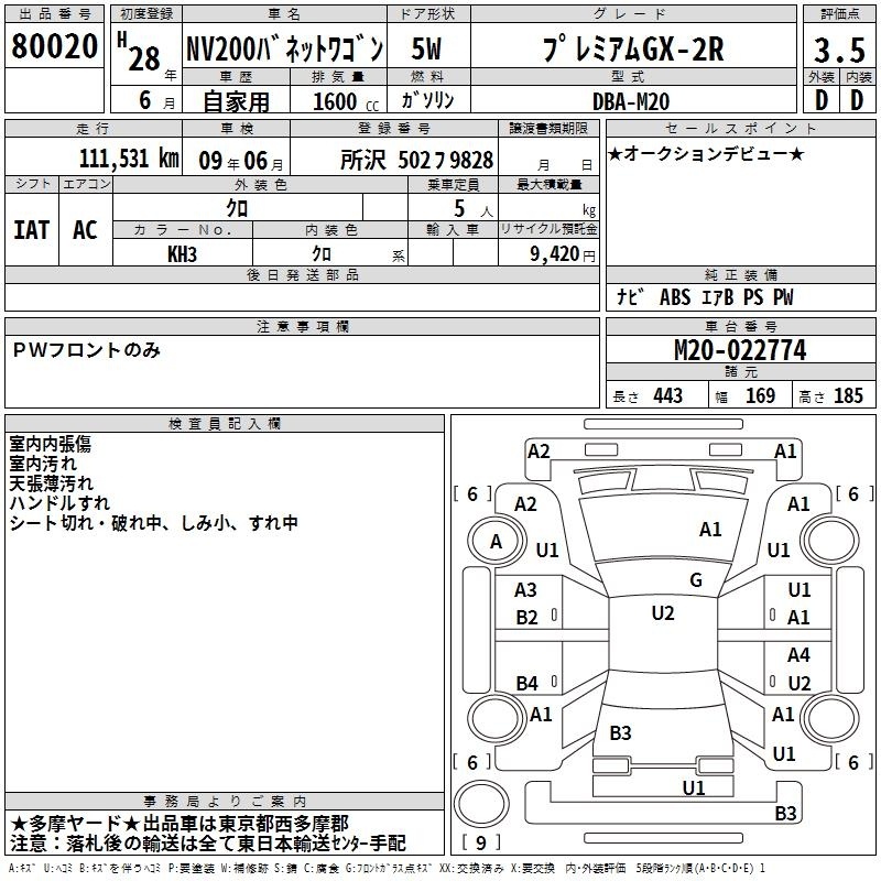 NISSAN NV200