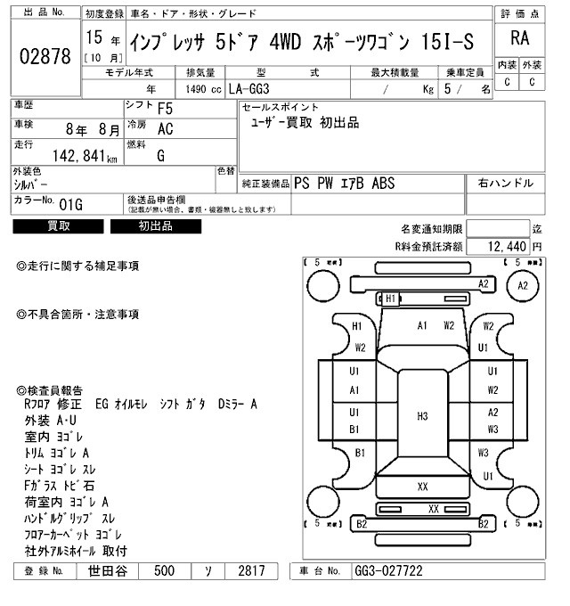 SUBARU IMPREZA