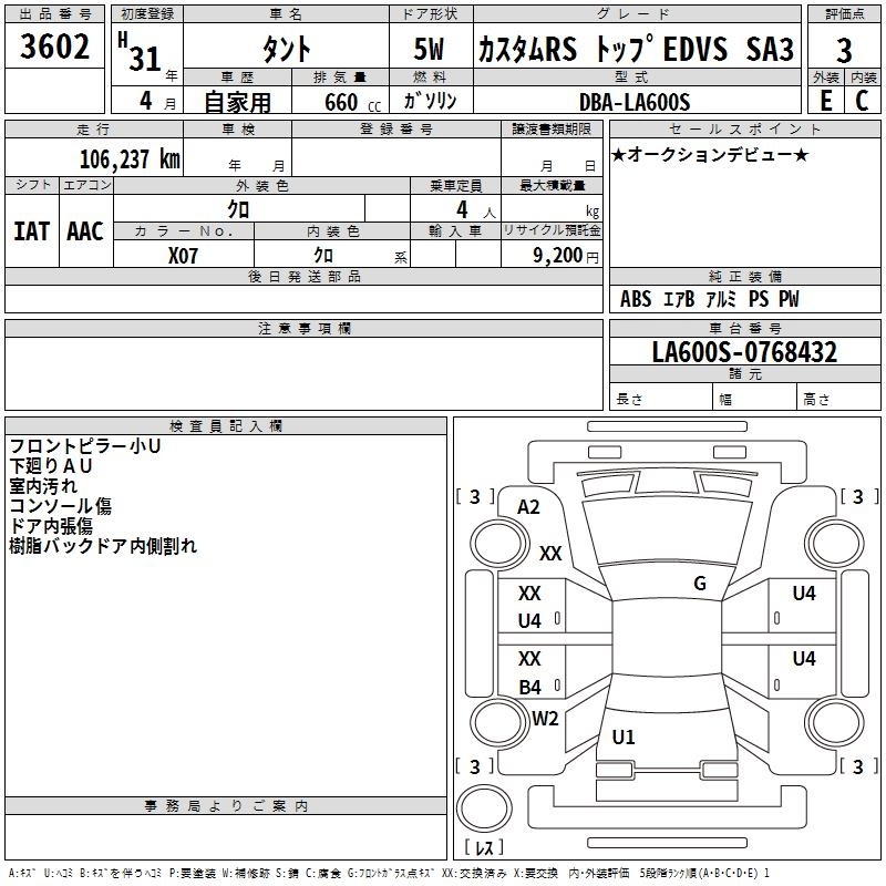DAIHATSU TANTO