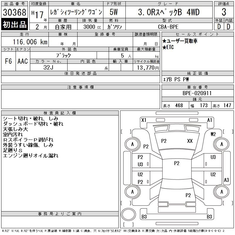 SUBARU LEGACY