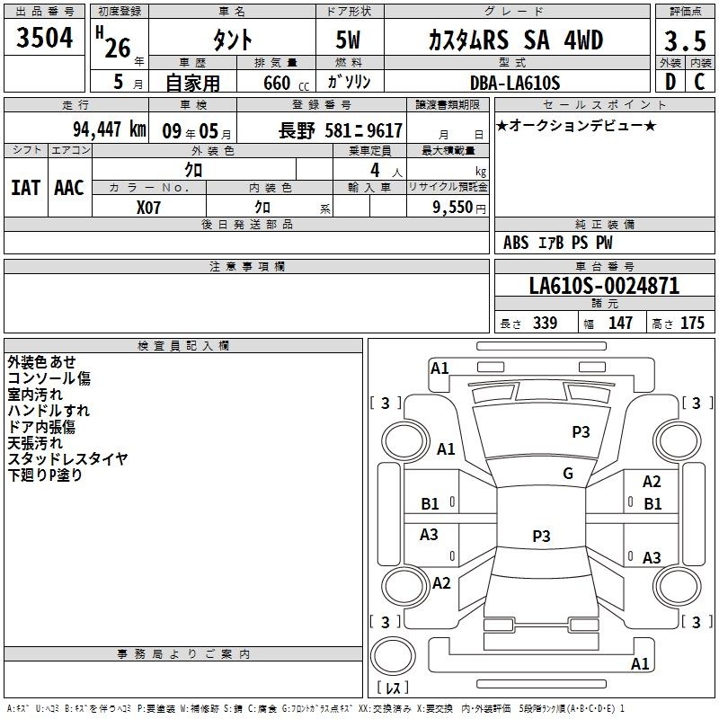 DAIHATSU TANTO