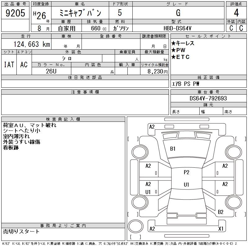 MITSUBISHI MINICAB