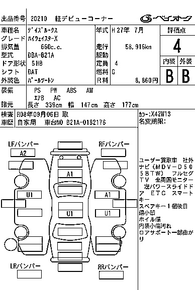 NISSAN DAYZ ROOX
