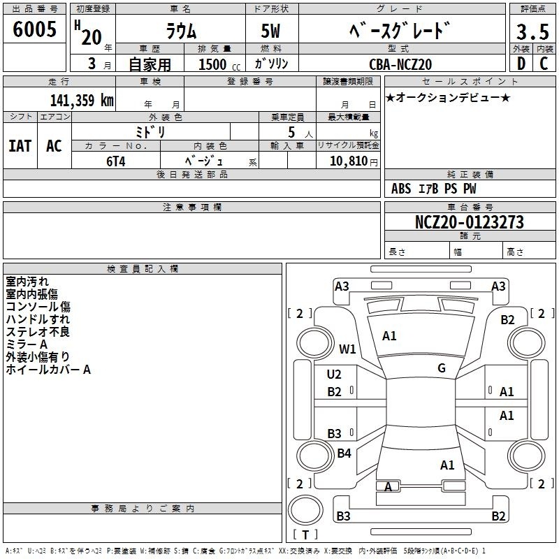 TOYOTA RAUM