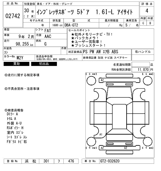 SUBARU IMPREZA
