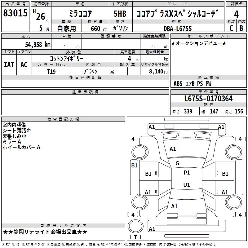DAIHATSU MIRA COCOA