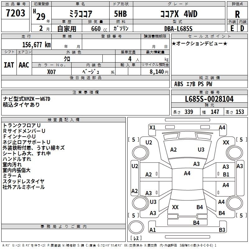 DAIHATSU MIRA COCOA