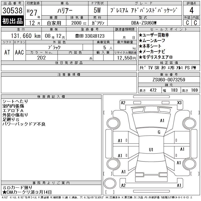 TOYOTA HARRIER