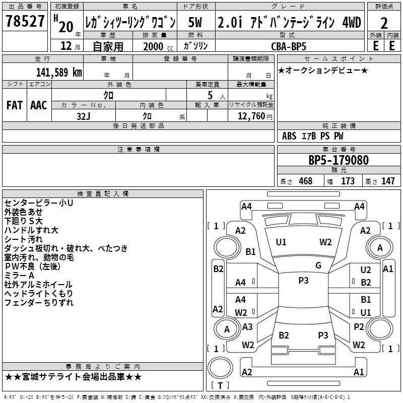 SUBARU LEGACY