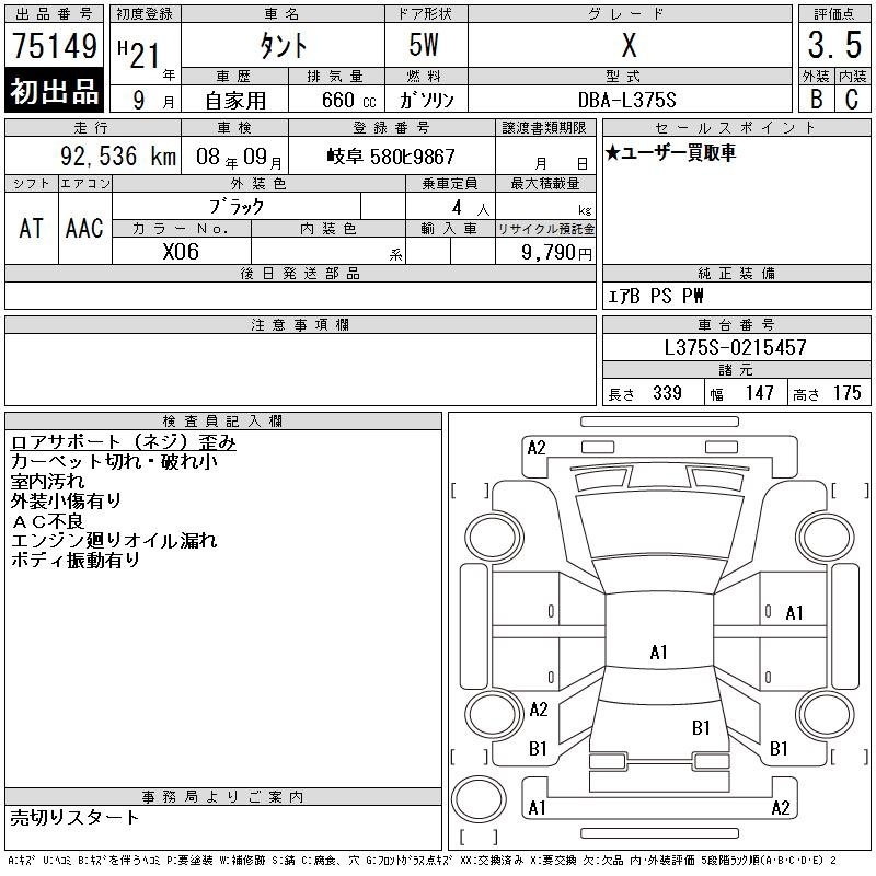 DAIHATSU TANTO